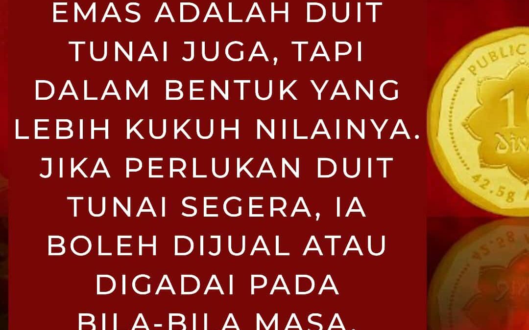 Nak Simpan Emas atau Tunai?